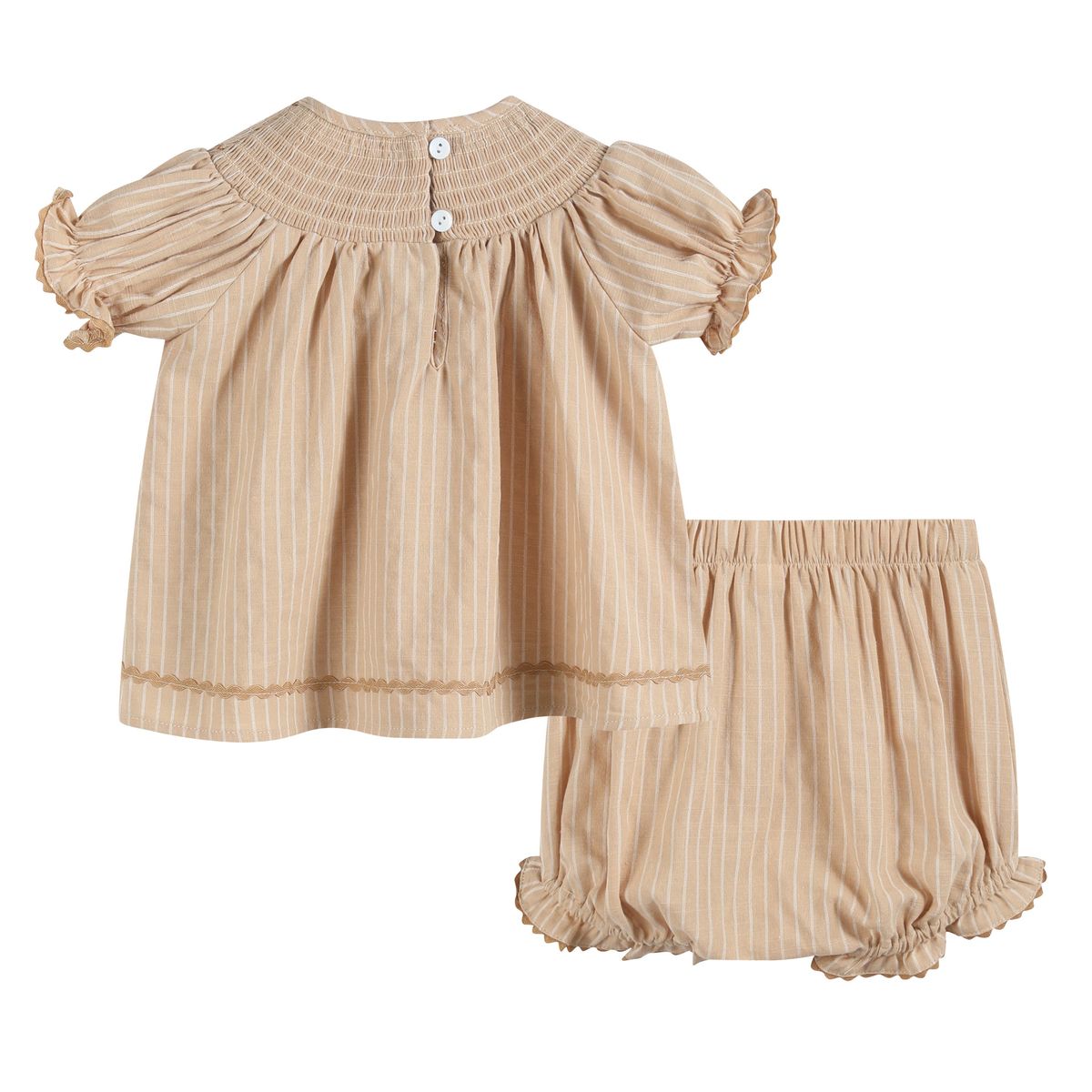 Pumpkin Pinstripes Bloomer Set