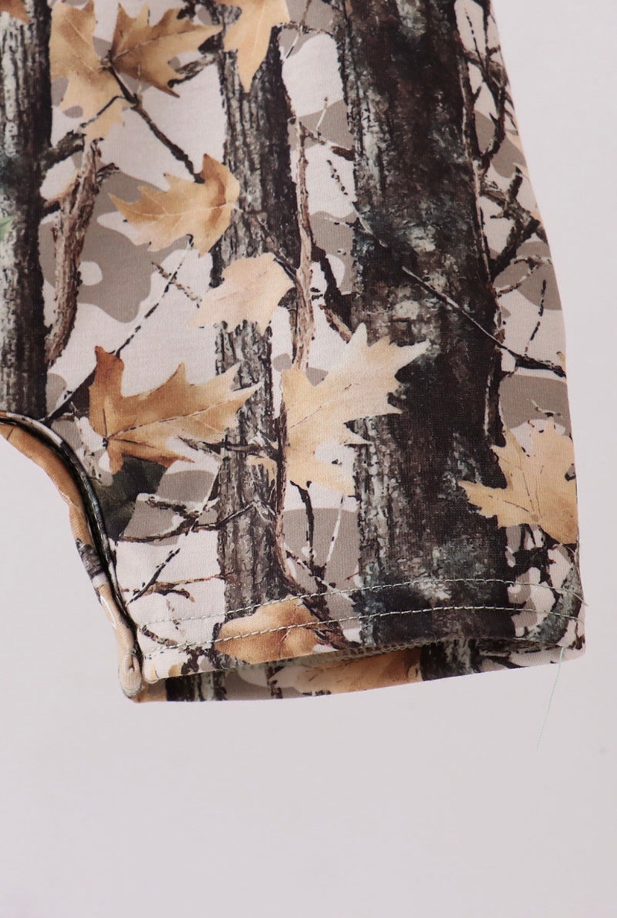 Camo Smocked Overalls