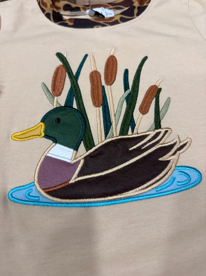 Duck Appliqué Long Sleeve Shirt