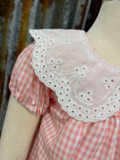 Pink Gingham Dress