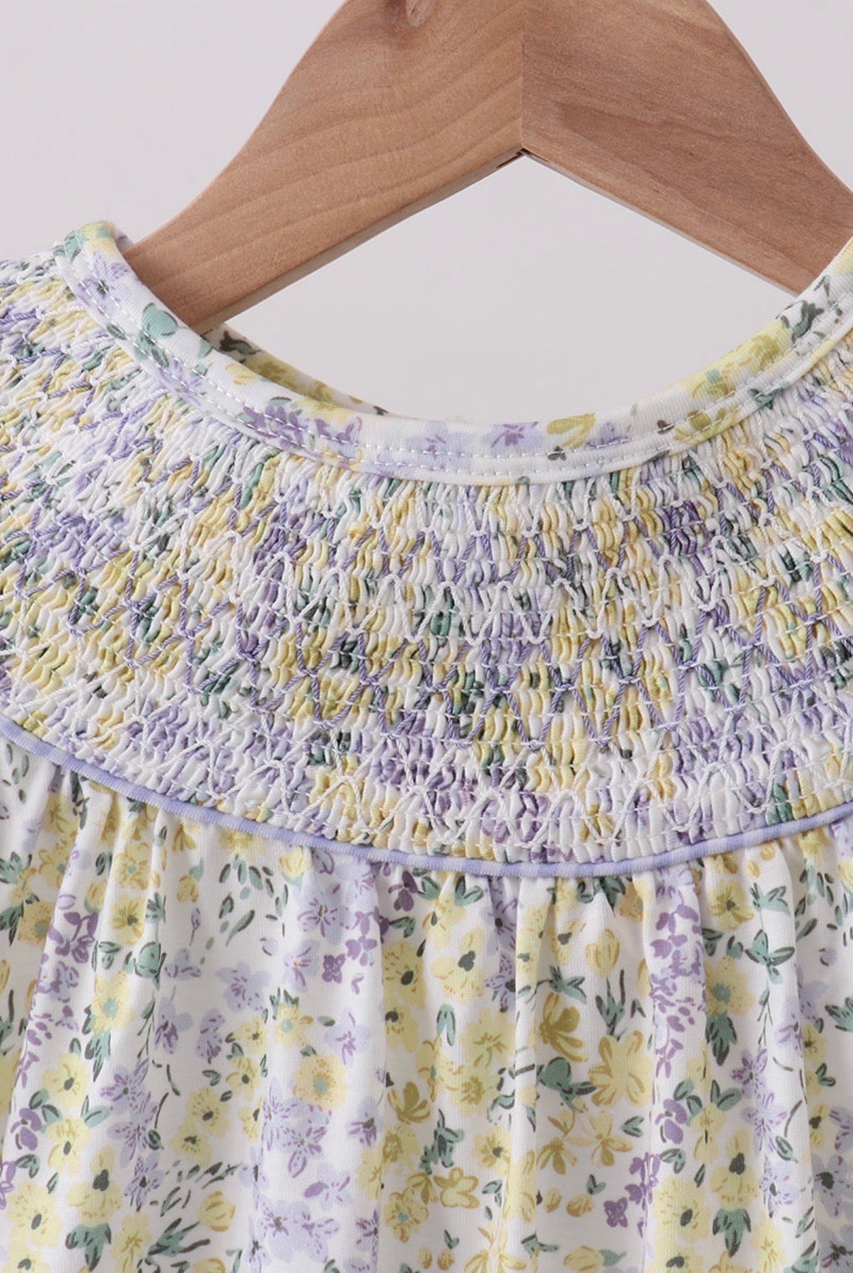 Good as Gold Smocked Dress
