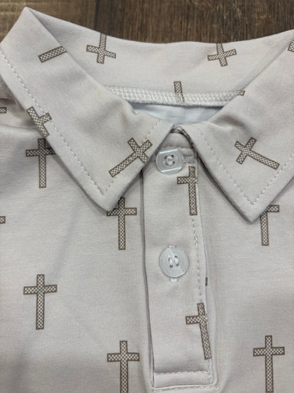 He is Risen Short Sleeve Polo