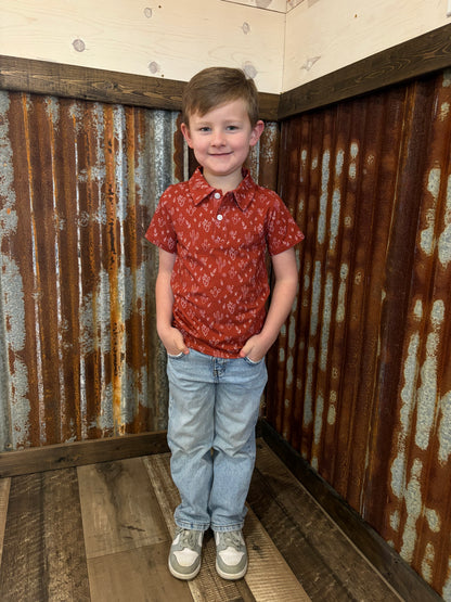 Wild Wild West Short Sleeve Polo