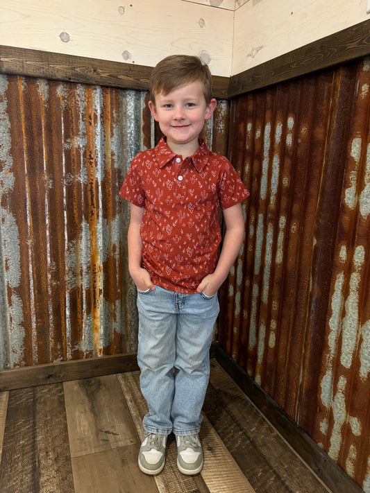 Wild Wild West Short Sleeve Polo