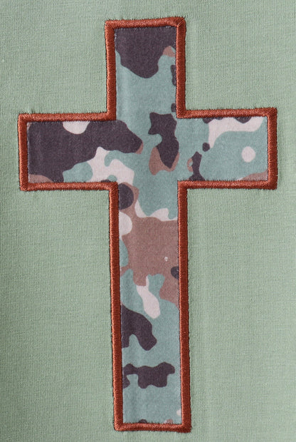 Camo Cross Applique Set