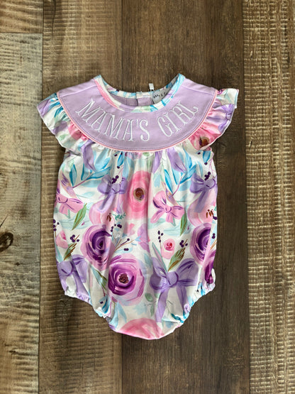 Mama's Girl Smocked Bubble