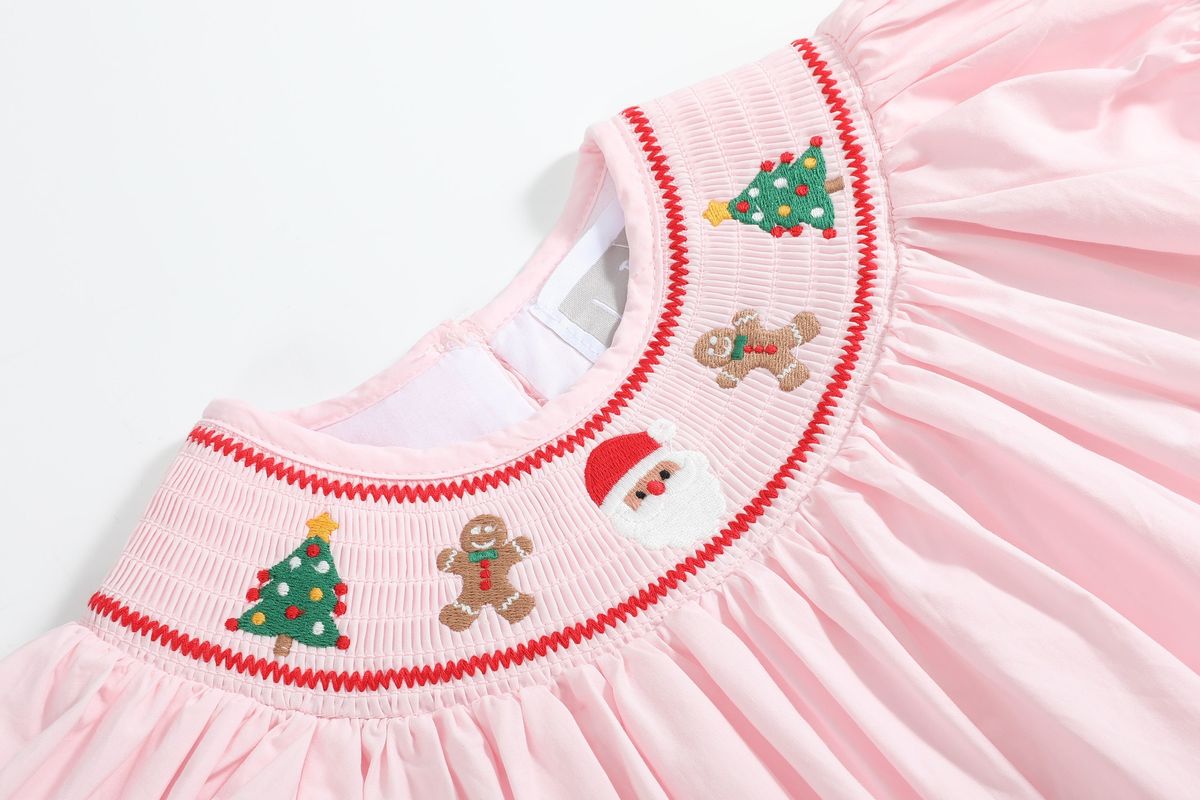 Precious Pink Christmas Dress