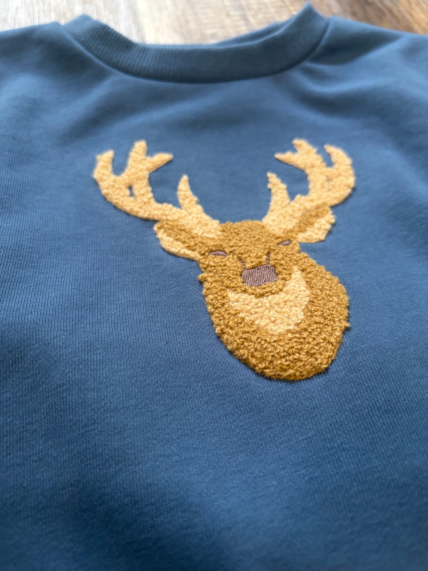 Deer Appliqué Jogger Set
