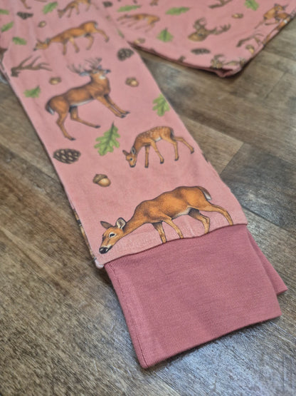 In the Woods (Pink) Pajama Set