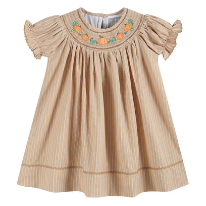 Pumpkin Pinstripes Dress