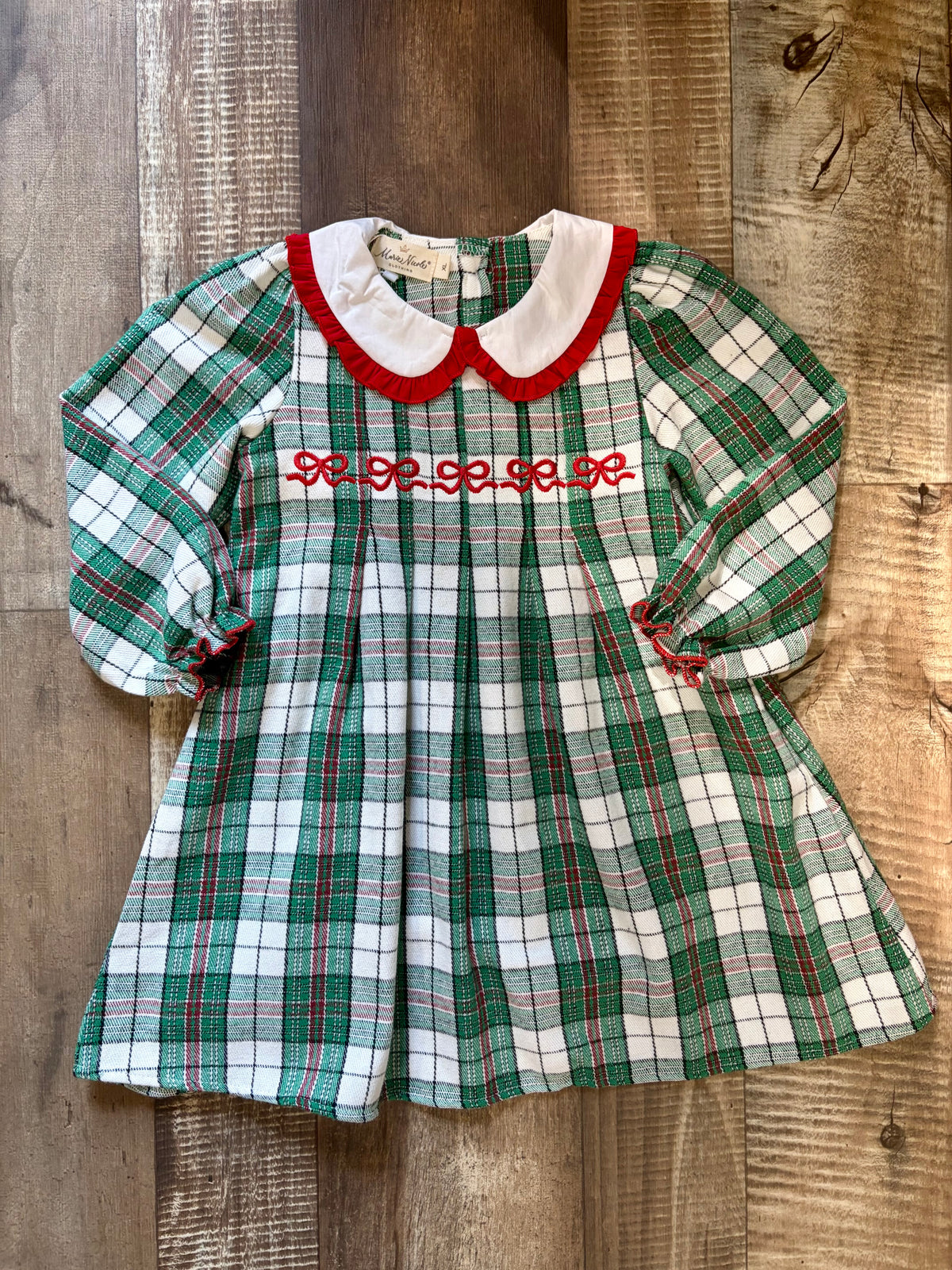 Classic Christmas Plaid Dress
