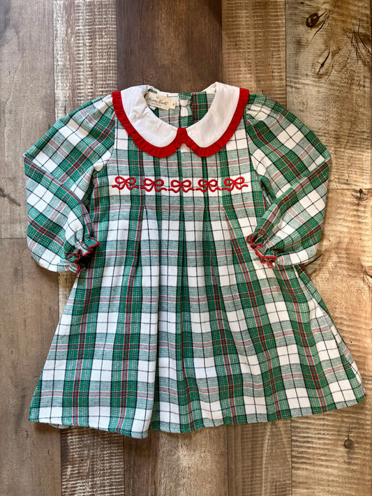 Classic Christmas Plaid Dress