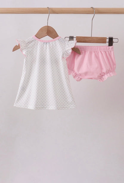 Noah’s Ark French Knot Bloomer Set