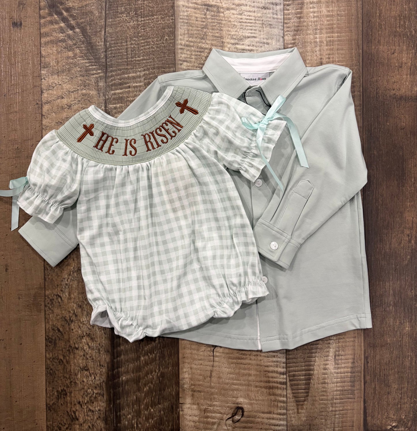 Sage Solid Long Sleeve Polo