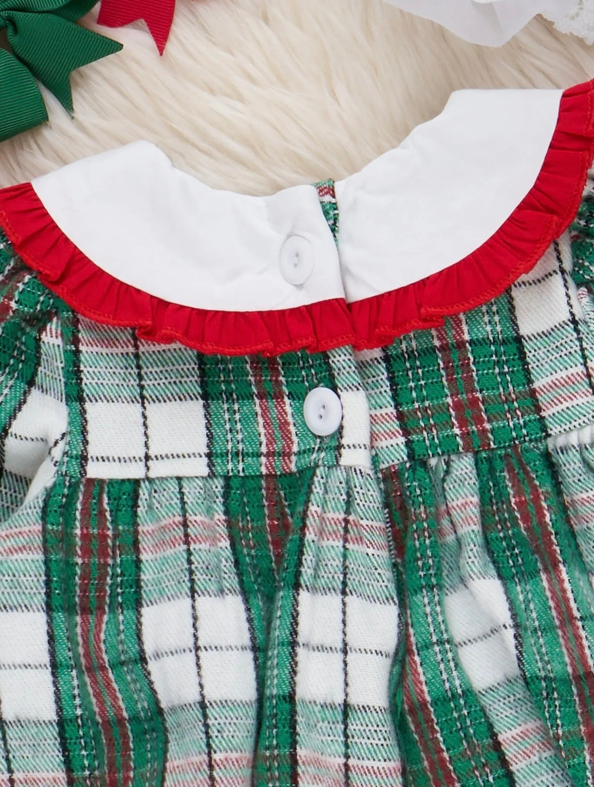 Classic Christmas Plaid Bubble