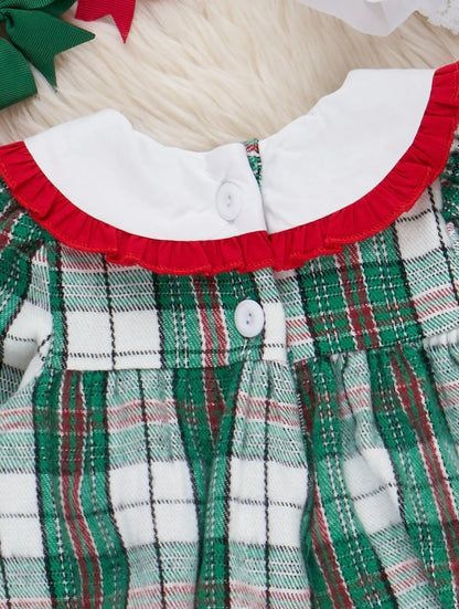 Classic Christmas Plaid Bubble