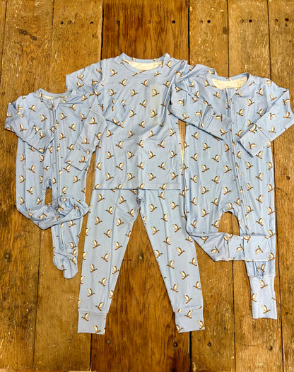 Blue Mallard Bamboo Pajamas