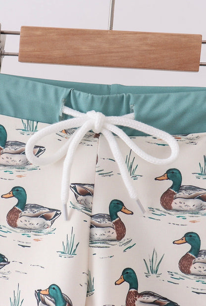 Quack Quack Swim Trunks