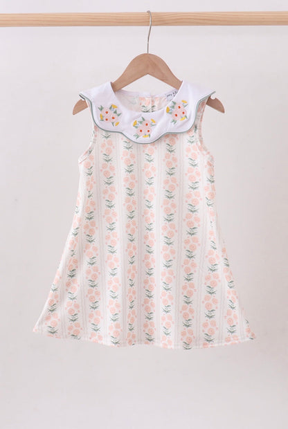 Petals and Sage Embroidered Dress