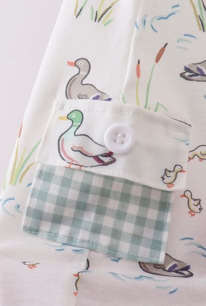 Duck Duck Boys Romper