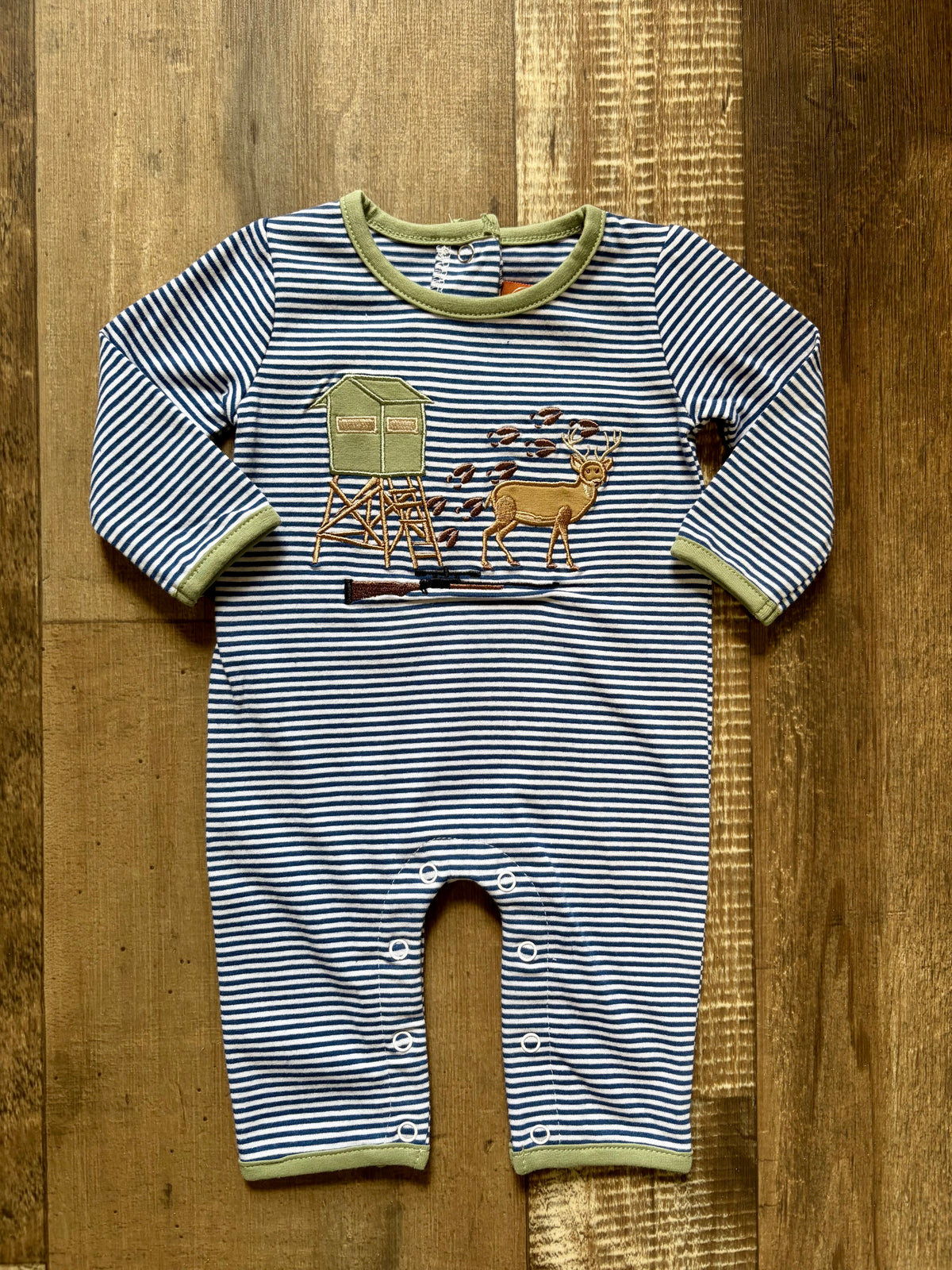 Evening Hunt Appliqué Romper