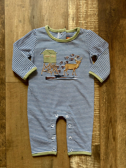 Evening Hunt Appliqué Romper
