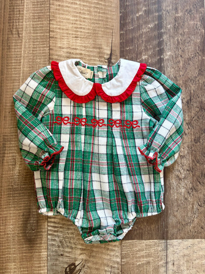 Classic Christmas Plaid Bubble