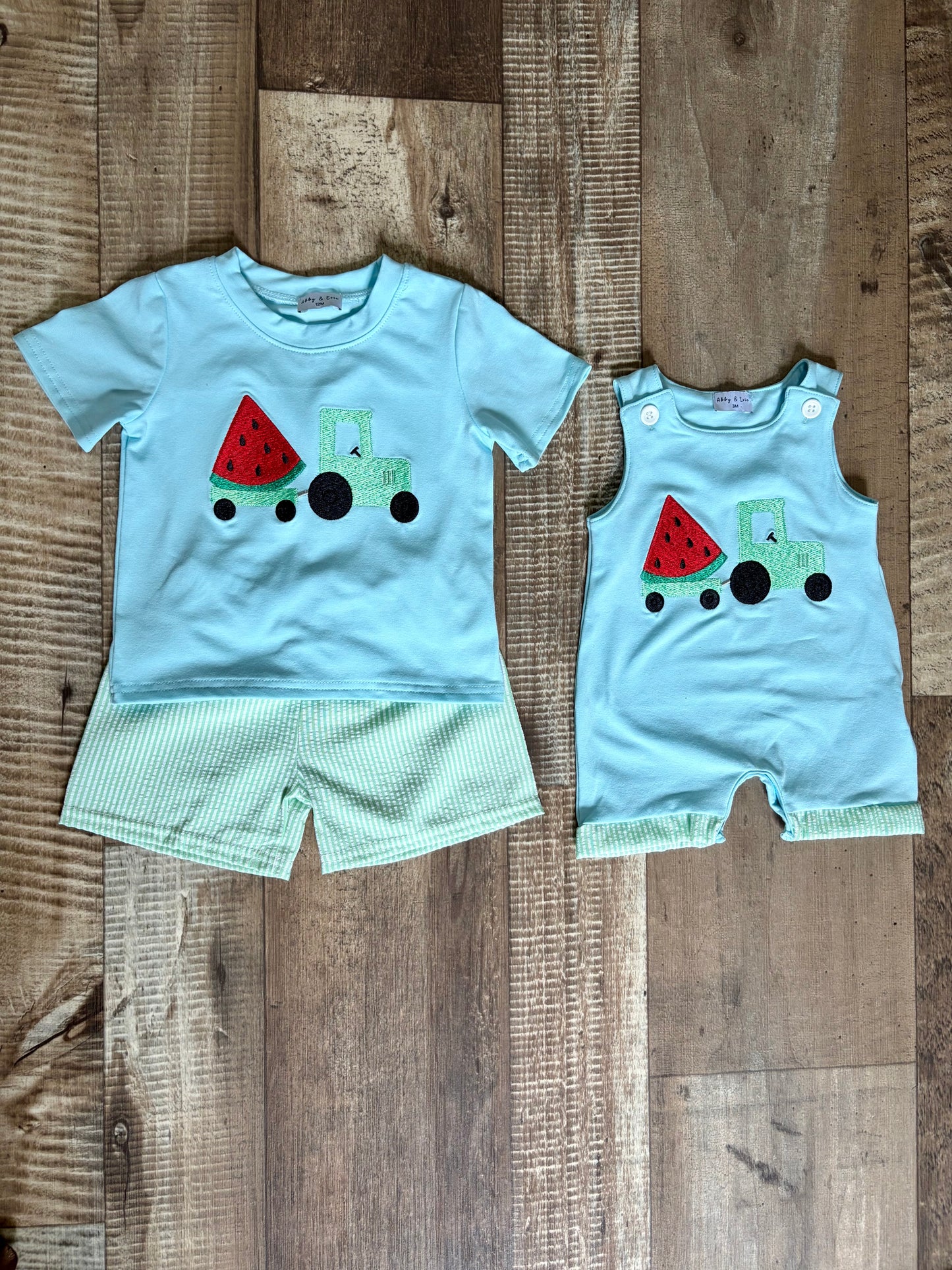Watermelon Crawl Romper