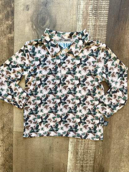 Duck Camp Long Sleeve Polo
