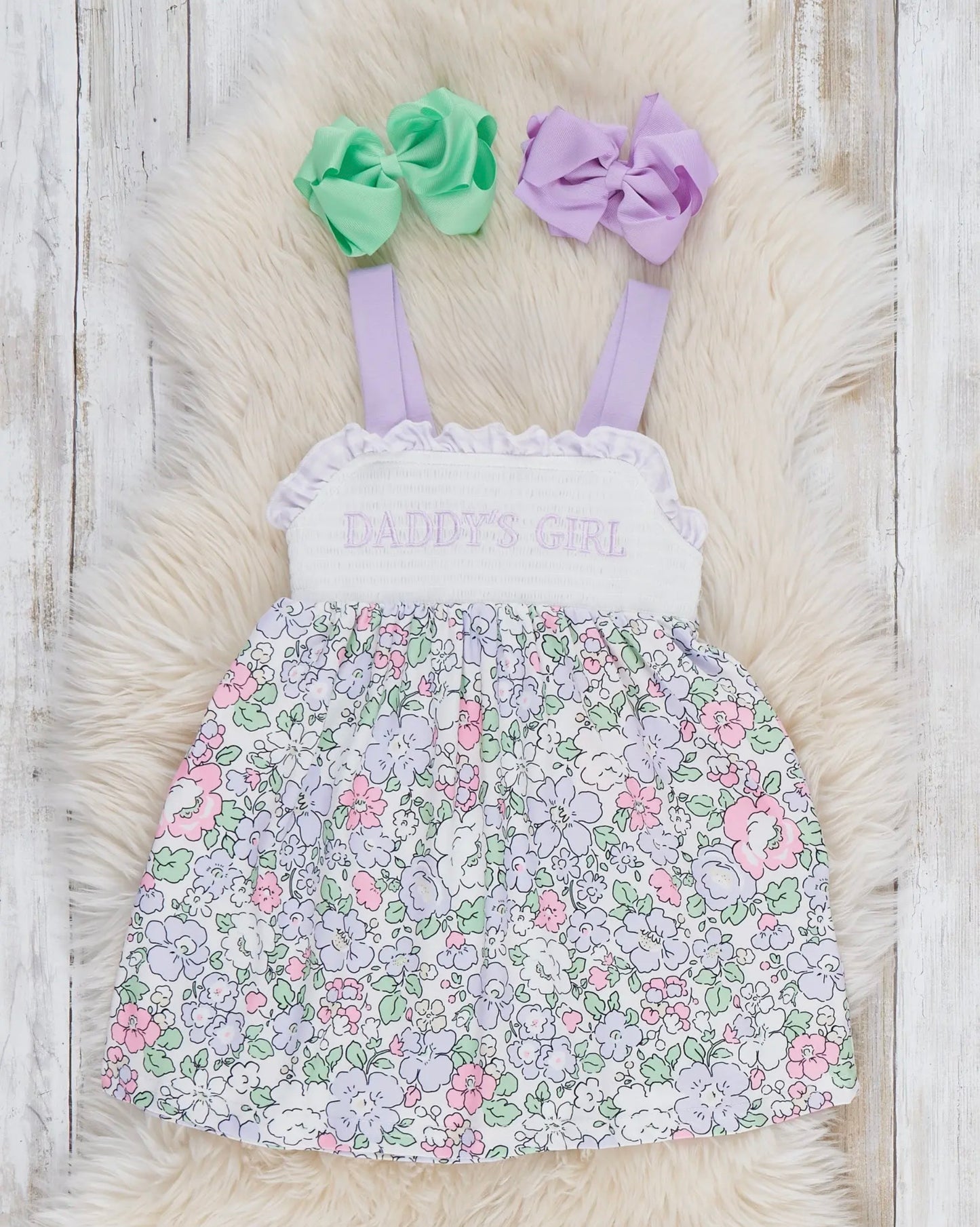 Daddy's Girl Smocked Dress