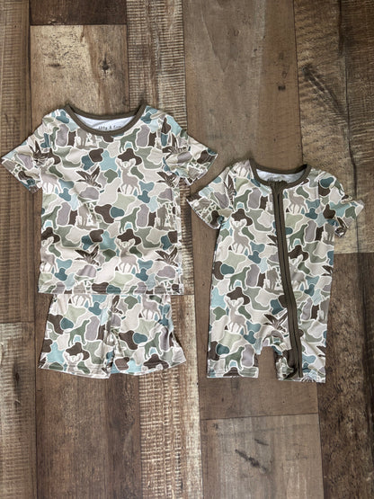 Duck Camo Bamboo Pajama Set