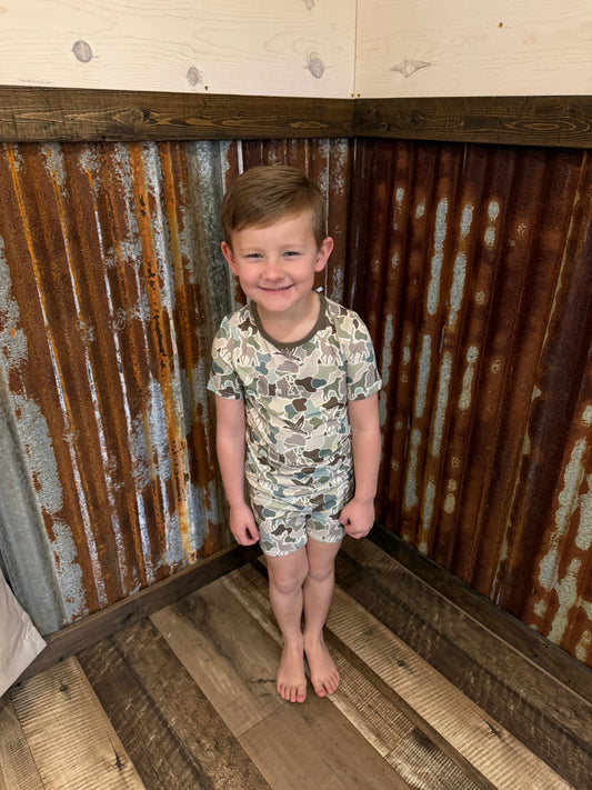 Duck Camo Bamboo Pajama Set