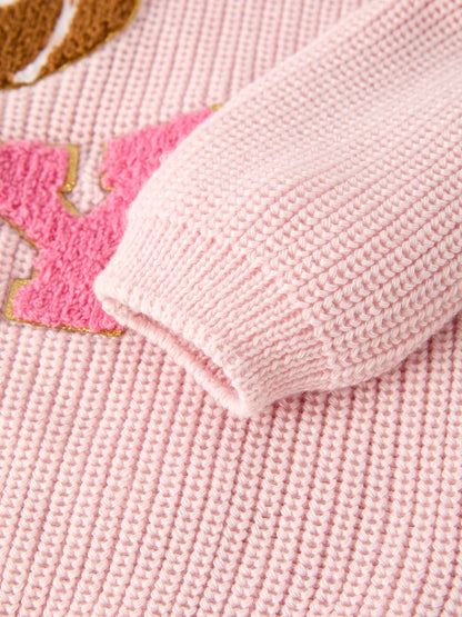 Football Light Pink Sweater