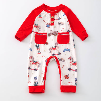 Vintage Christmas Long Sleeve Outfit