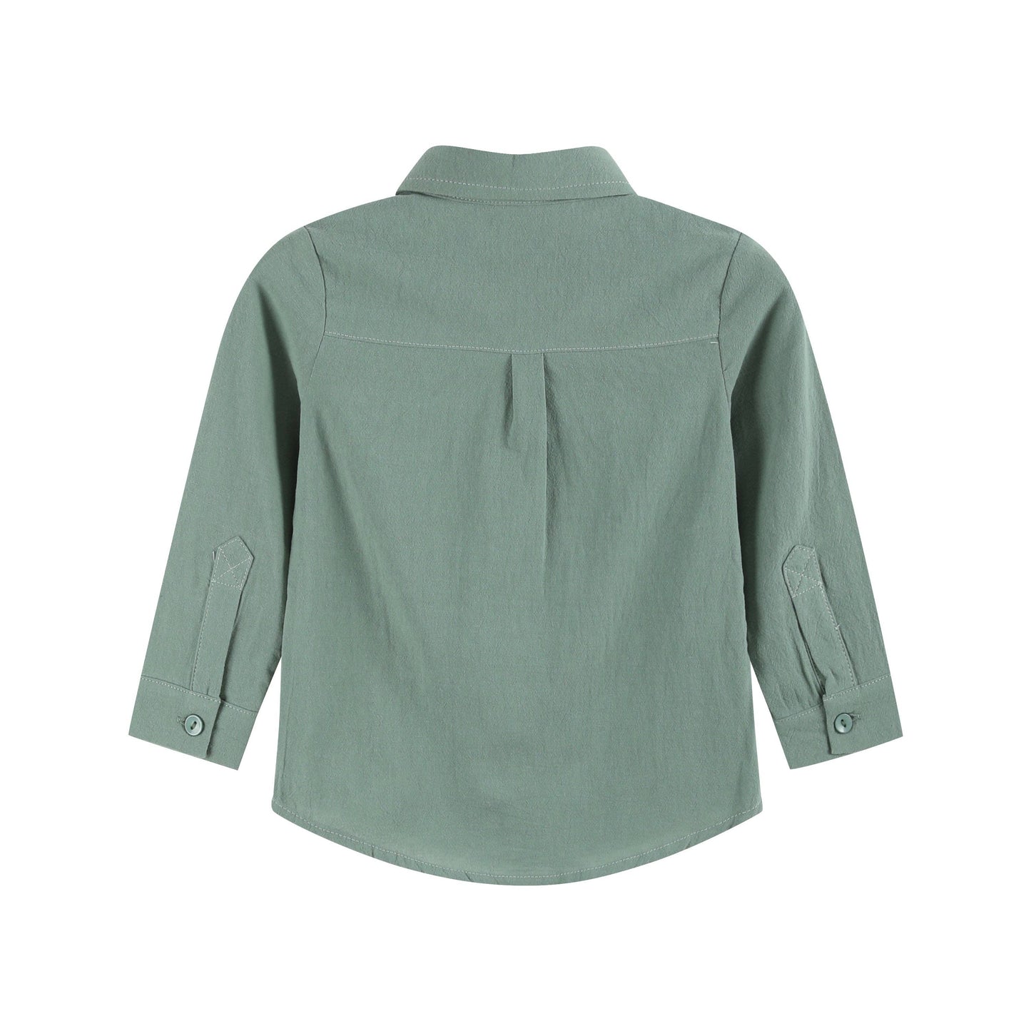 Sage Green Mallard Long Sleeve Polo